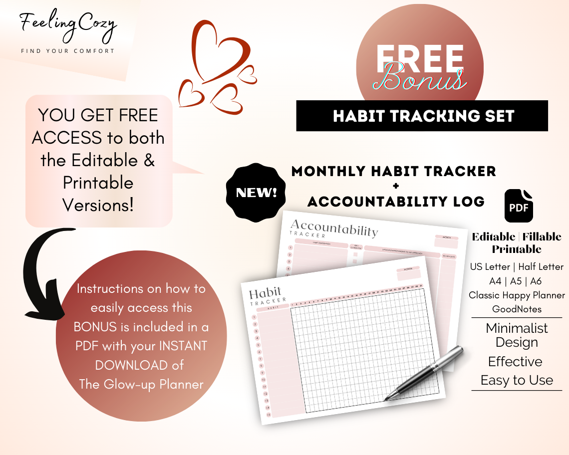 The Glow up Planner (Beige)