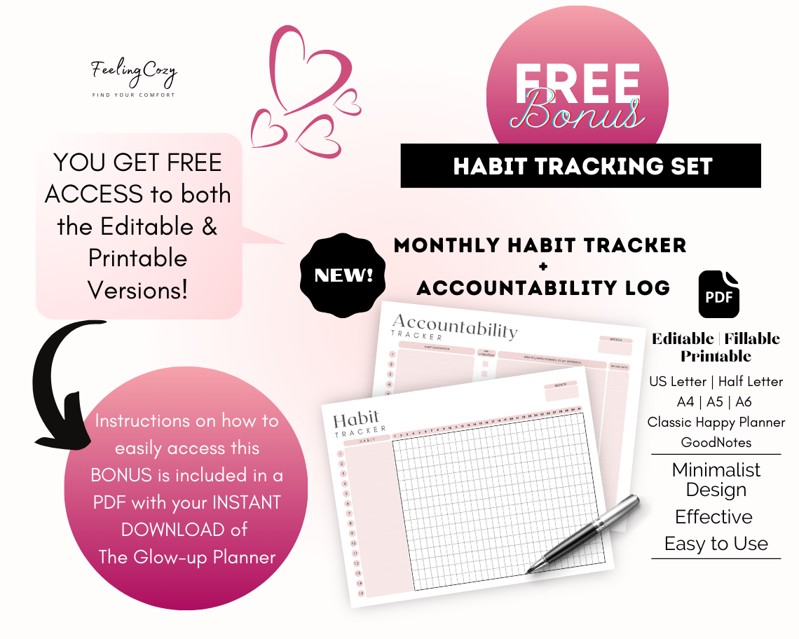 Digital Fitness Planner (Ombre) | Landscape Edition | iPad, Samsung Tablet - Notability / Goodnotes Planner