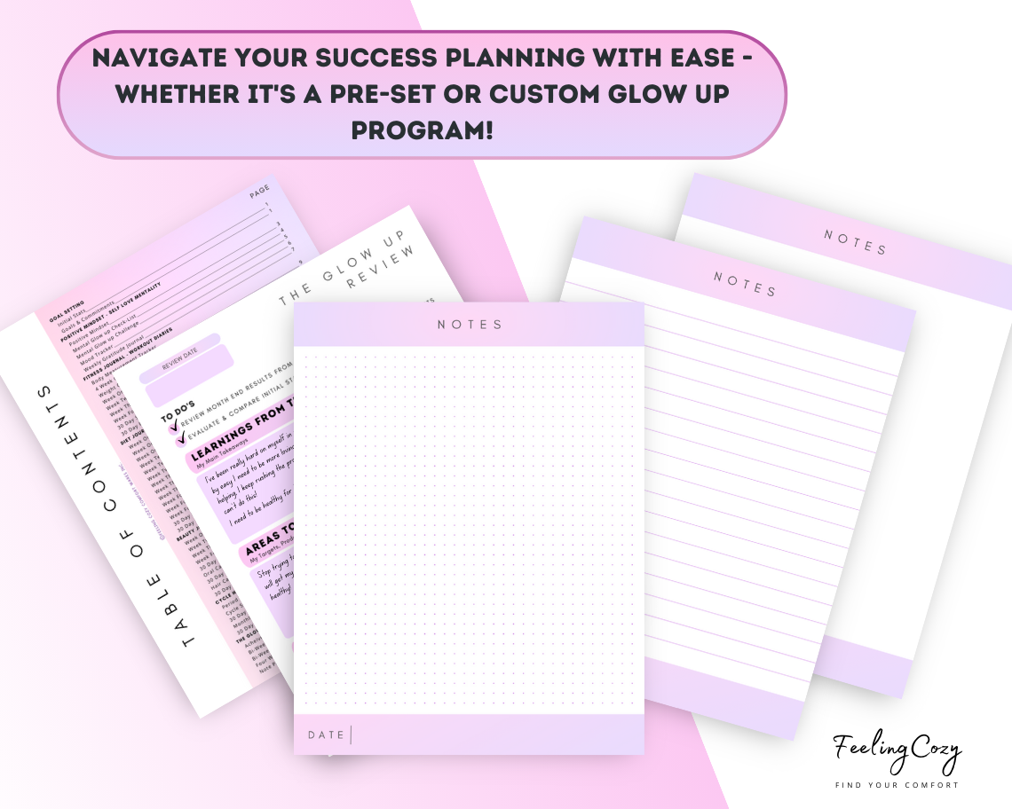 The Glow up Planner (Purple Dream)