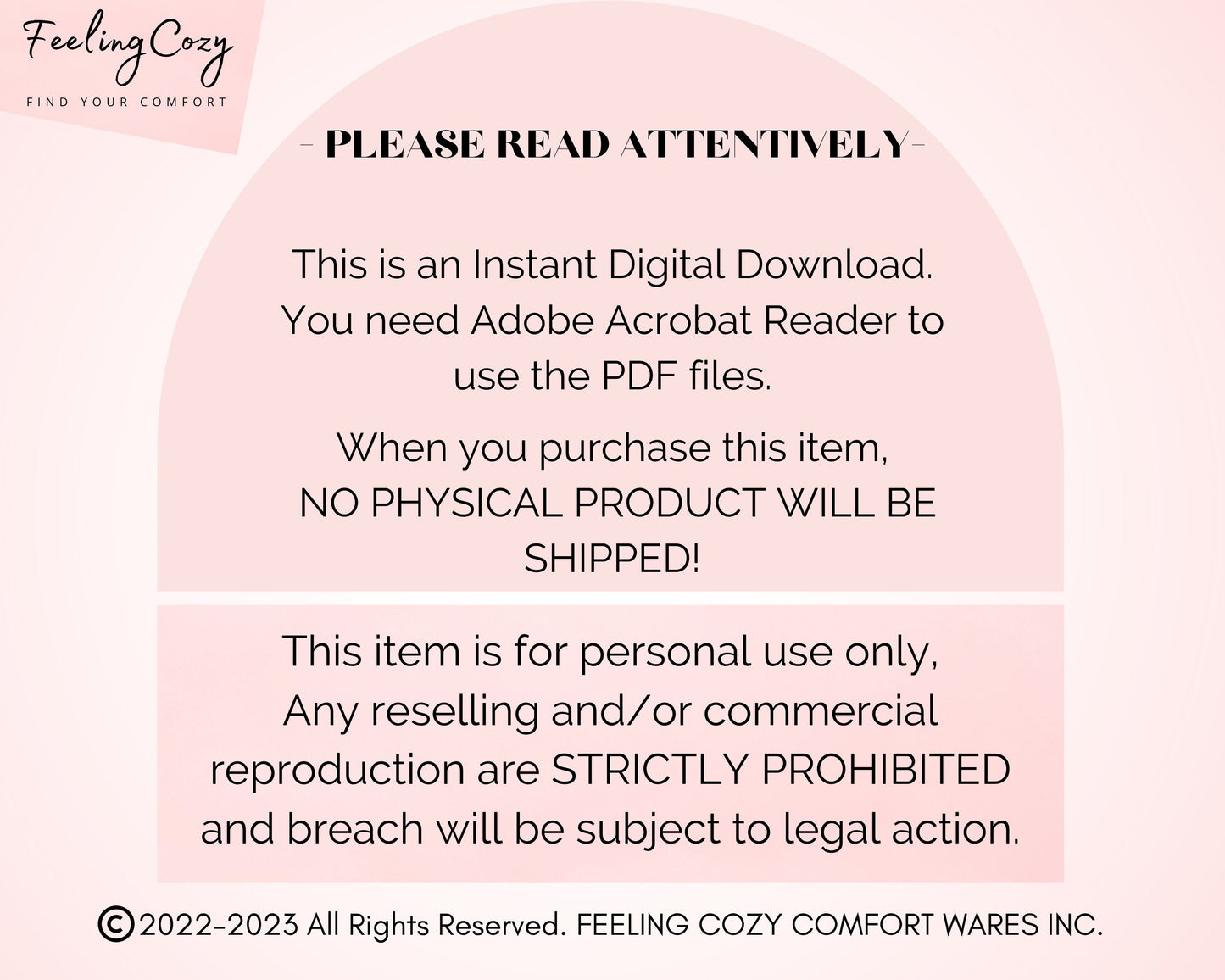 Digital Monthly Cycle Journal (Pink)