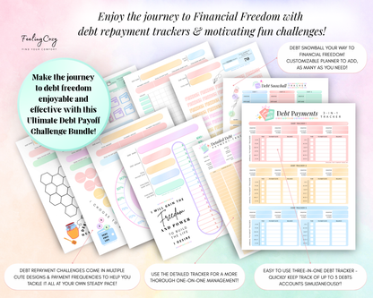 ADHD Budget Planner Printable | Weekly, Biweekly Paycheck Templates, Monthly Financial Planners | A4 A5 Budget Inserts