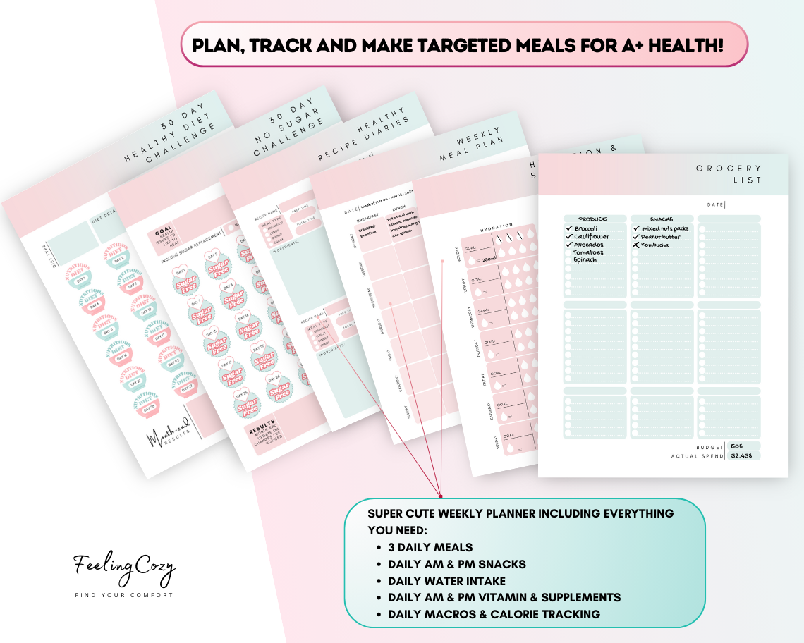 The Glow up Planner (Ombre)