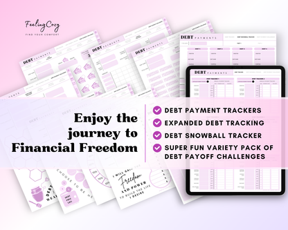 Budget Planner for iPad / Samsung Tablet: Notability, Noteshelf, Goodnotes Planner (Purple Dreams)