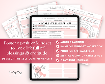 Digital Fitness Planner (Pink) | Portrait Edition | iPad, Samsung Tablet - Notability / Goodnotes Planner