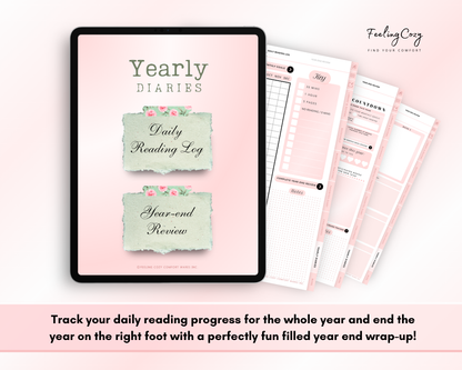 The Bookish Diaries: Digital Reading Journal for Book Lovers | Ipad / Tablet Use | Goodnotes Planner