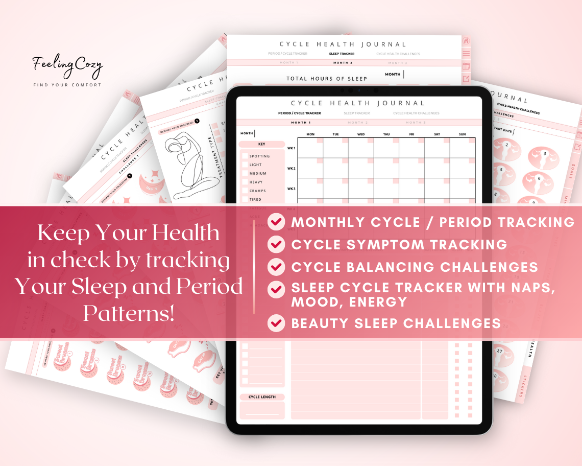 Digital Fitness Planner (Pink) | Portrait Edition | iPad, Samsung Tablet - Notability / Goodnotes Planner