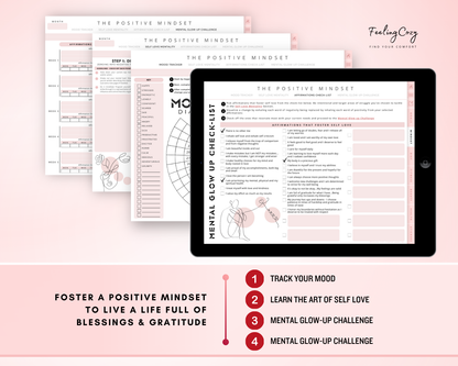 Digital Fitness Planner (Pink) | Landscape Edition | iPad, Samsung Tablet - Notability / Goodnotes Planner