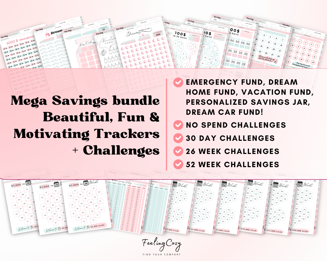 Budget Planner for iPad / Samsung Tablet: Notability, Noteshelf, Goodnotes Planner (Ombre)
