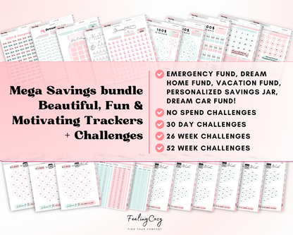 Budget Planner for iPad / Samsung Tablet: Notability, Noteshelf, Goodnotes Planner (Ombre)