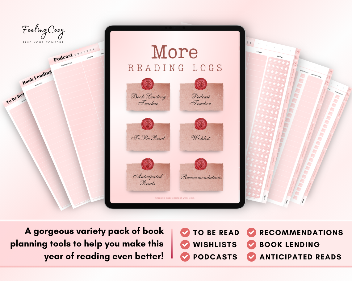 The Bookish Diaries: Digital Reading Journal for Book Lovers | Ipad / Tablet Use | Goodnotes Planner