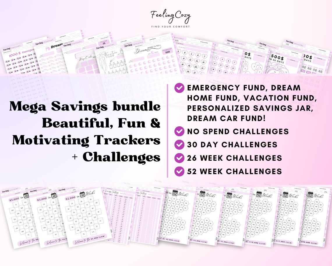 Budget Planner for iPad / Samsung Tablet: Notability, Noteshelf, Goodnotes Planner (Purple Dreams)