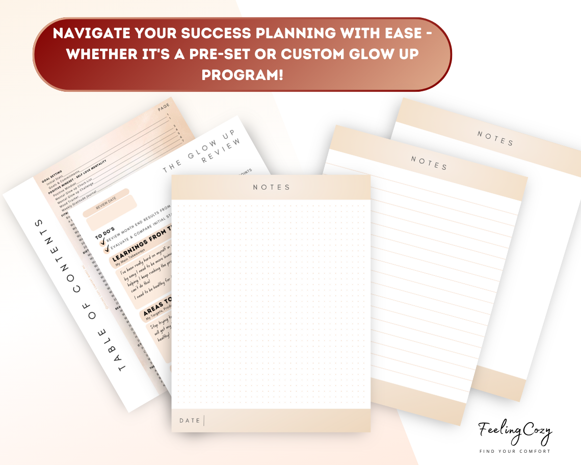 The Glow up Planner (Beige)
