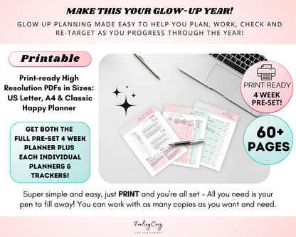 The Glow up Planner (Ombre)