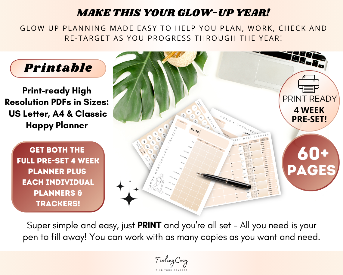 The Glow up Planner (Beige)