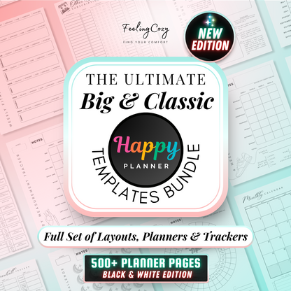 Big Happy Planner Printables, Happy Planner Template, Happy Planner Teacher Layout, Classic Happy Planner, Happy Planner, Happy Planner Dashboard, Happy Planner Cover, Happy Planner Bundle,Happy Planner Refills, Happy Big Planner, happyplanner, Happy Planner Cover, A5 Planner Inserts, Planner Pages, Planner Inserts, A5 Planner Pages, Happy Planner Budget, Happy Planner Classic, A4 Planner Insert, 2026 Calendar, 2026  Monthly Calendar, Daily Planner, Weekly Planner, Weekly Hourly Planner
