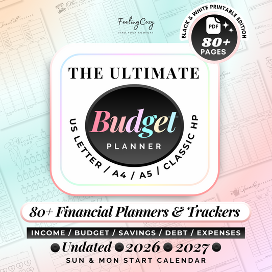 paycheck budget printable, printable paycheck budget, budget printable, Happy Planner Budget, yearly bill tracker, budget planner 2026, monthly budget template, bi-weekly budget template, expense tracker, Budget tracker, weekly financial Planner, Financial Calendar 2026