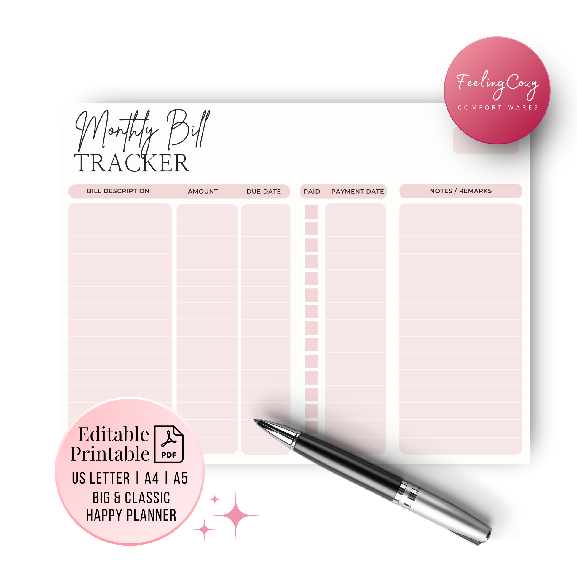 bill planner, billing planner, weekly bill planner, monthly bill planner, bill budget planner, bill and budget planner, budget and bill planner, planner with bill tracker, bill tracker planner, monthly bill planner and organizer
