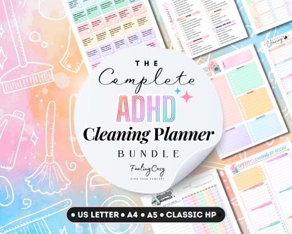 ADHD Cleaning Planner, ADHD Cleaning Schedule, ADHD Cleaning Checklist, Chore Chart, Family Chore Chart, Adult Chore chart, ADHD Chore Chart,  Declutter Checklist, Declutter Planner, Declutter Challenge, Laundry Checklist, Cleaning Checklist, Colorful Cleaning Planner, Deep Cleaning Checklist, Master Cleaning Checklist, House Cleaning Planner, House Cleaning Checklist, Home Cleaning Schedule