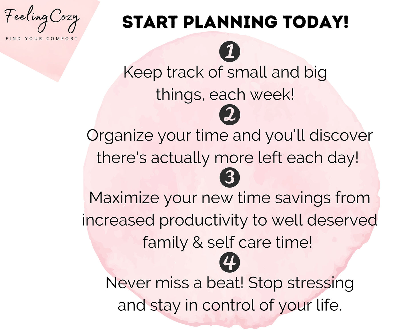 Weekly, Hourly Planner & Schedule (Pink) | Digital Printable PDF Planner