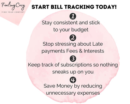 Bill Tracker Bundle, Bill Planner, Bill Organizer, Monthly Bill Planner