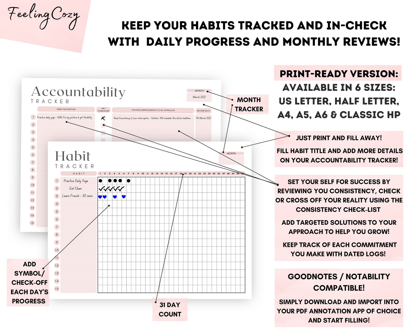 Habit Tracker & Accountability Log