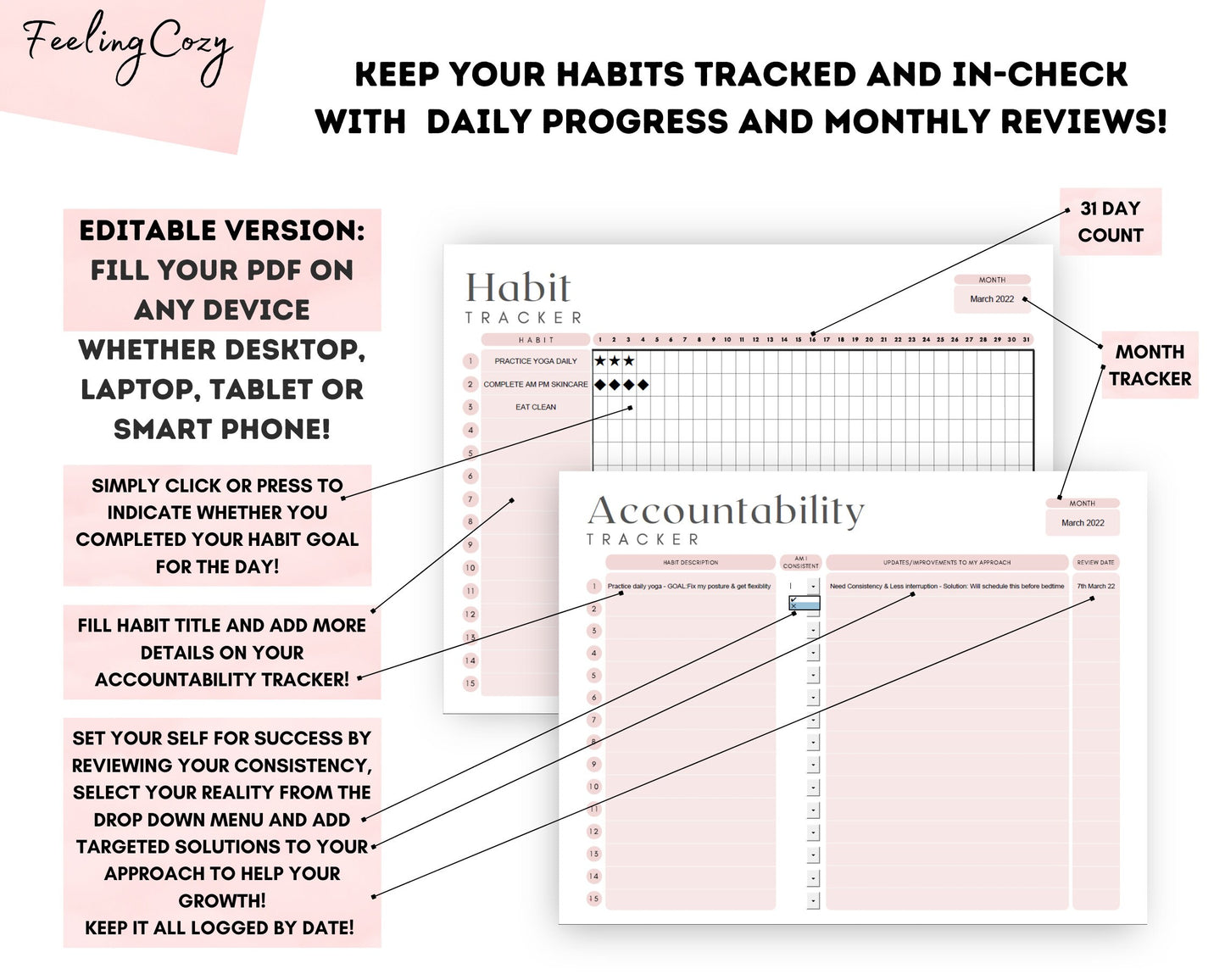 Habit Tracker & Accountability Log