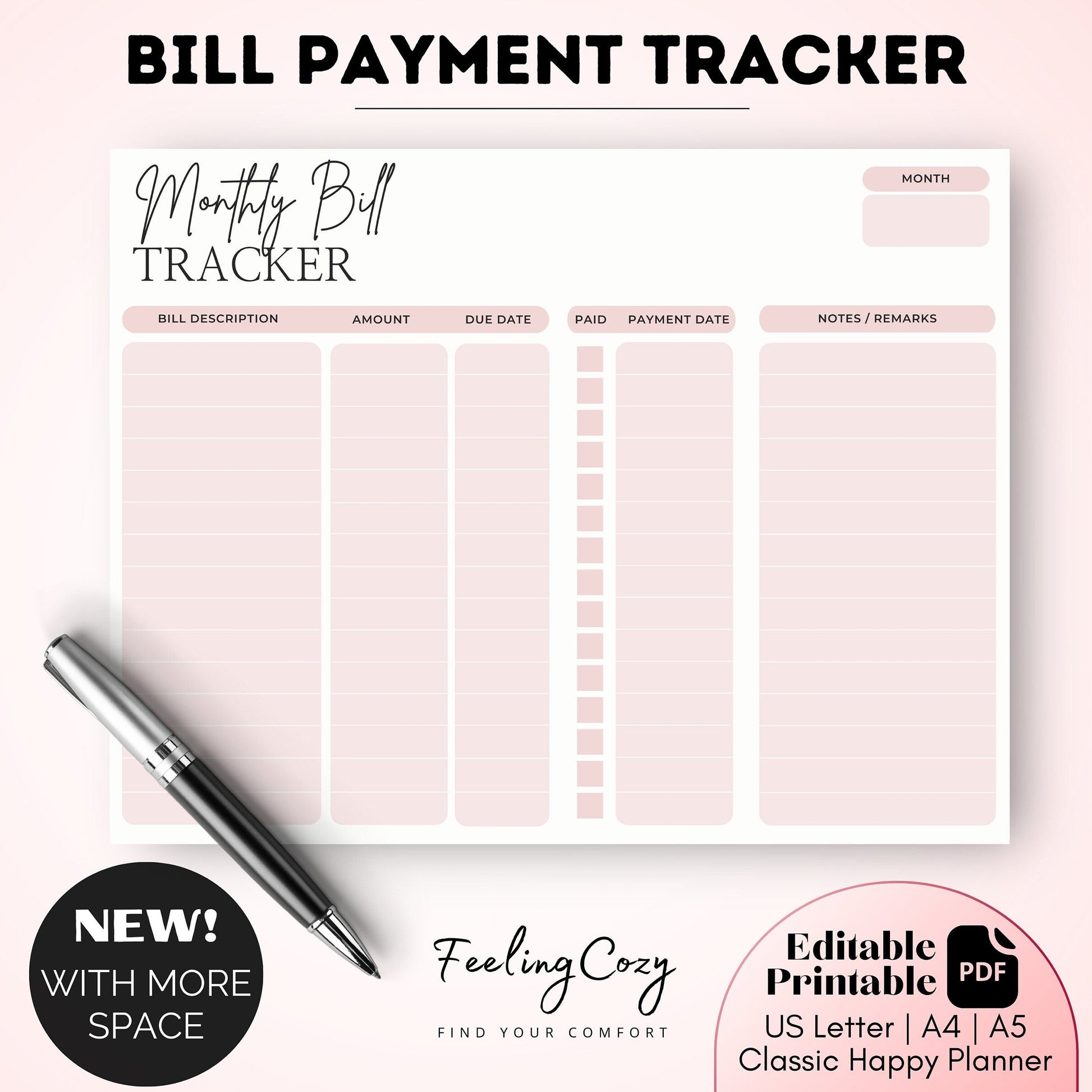 bill planner, billing planner, weekly bill planner, monthly bill planner, bill budget planner, bill and budget planner, budget and bill planner, planner with bill tracker, bill tracker planner, monthly bill planner and organizer