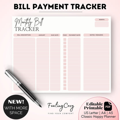 bill planner, billing planner, weekly bill planner, monthly bill planner, bill budget planner, bill and budget planner, budget and bill planner, planner with bill tracker, bill tracker planner, monthly bill planner and organizer