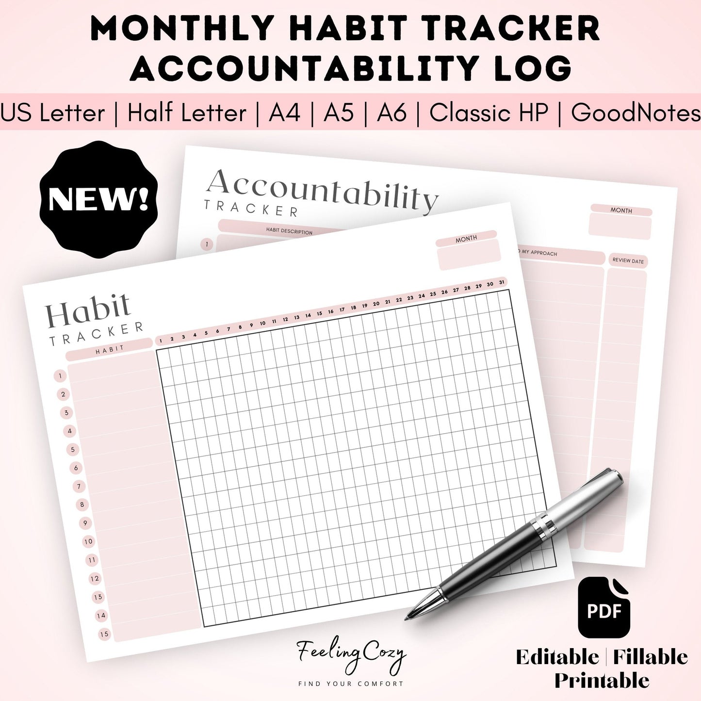 Habit Tracker & Accountability Log