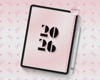 2026 Digital Planner: Simplified Daily Weekly Monthly iPad Planner for Goodnotes, Notability & More