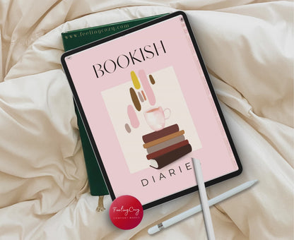 The Bookish Diaries: Digital Reading Journal for Book Lovers | Ipad / Tablet Use | Goodnotes Planner